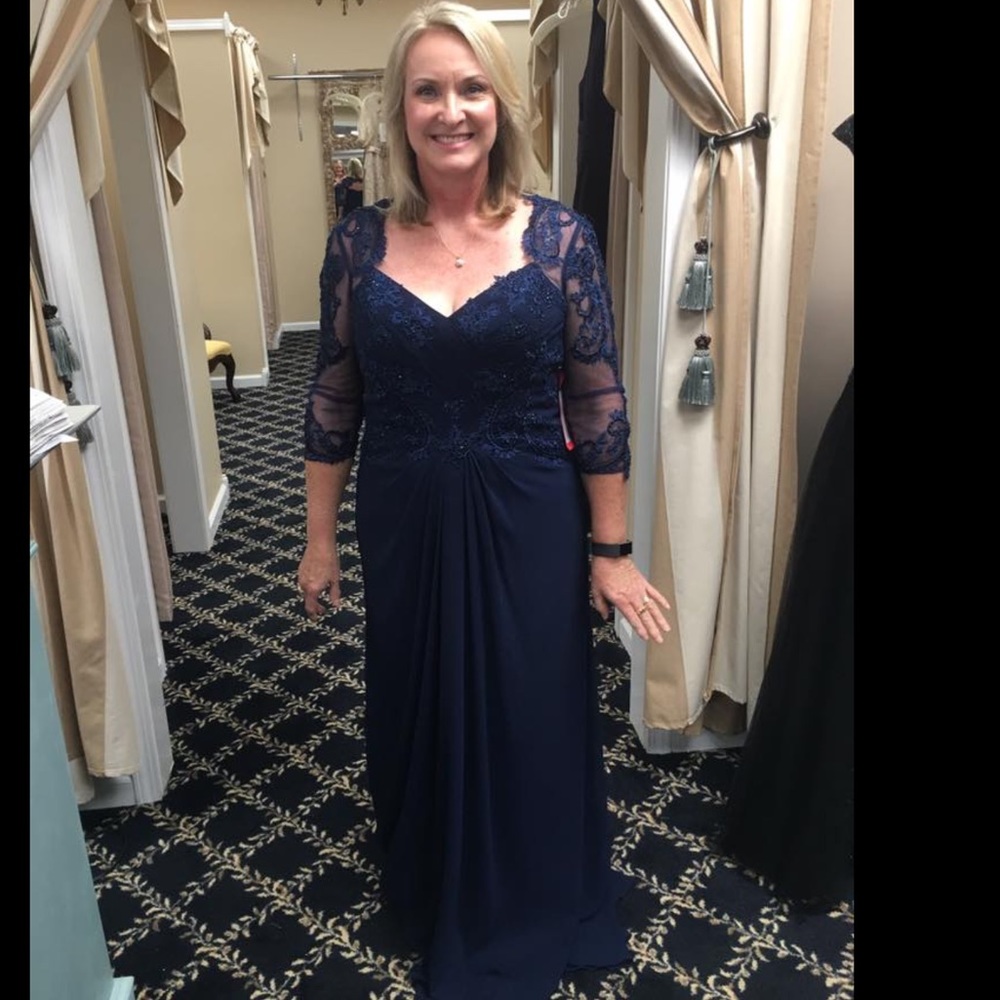 Navy long formal VM Collection Size 12